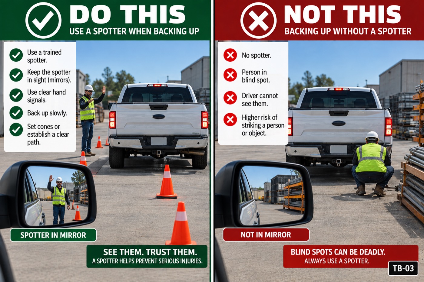 Backing up: the accident that happens in your own yard: the placard for this talk