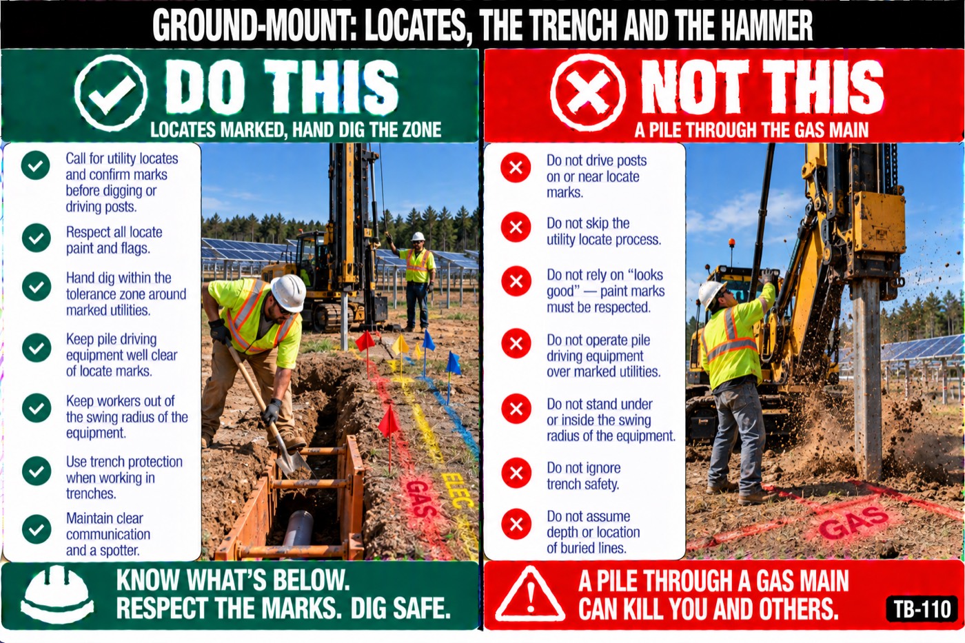Ground-mount: locates, the trench and the hammer: the placard for this talk