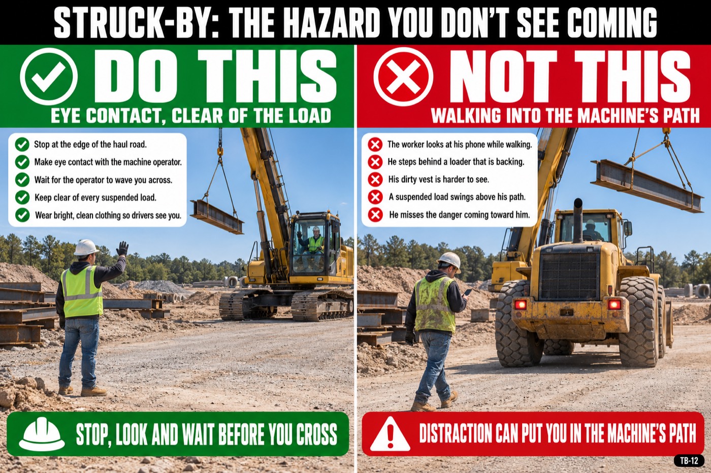 Struck-by: the hazard you don't see coming: the placard for this talk