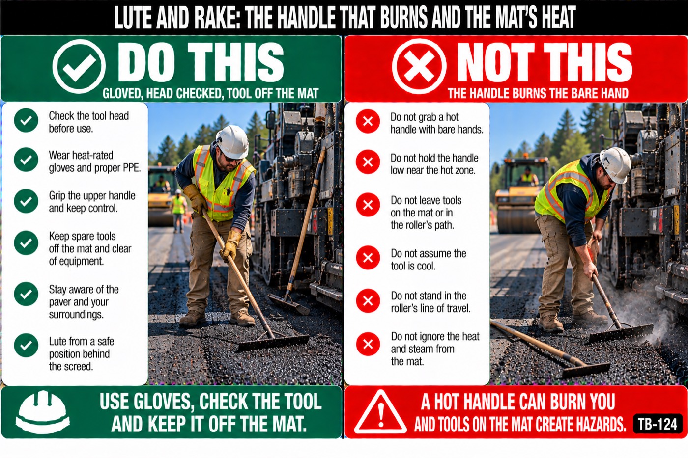 Lute and rake: the handle that burns and the mat's heat: the placard for this talk