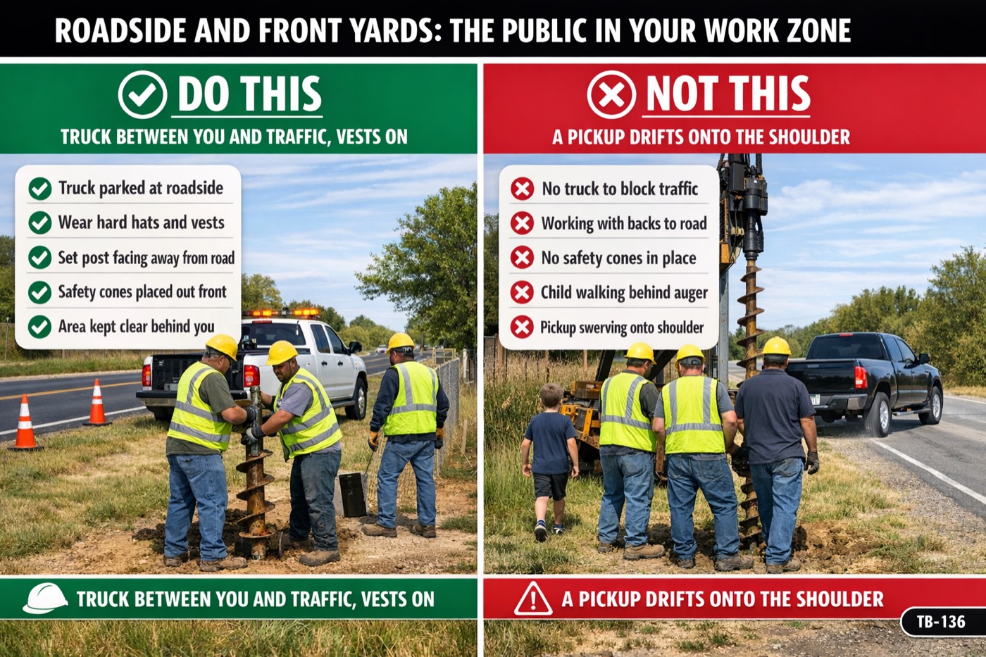 Roadside and front yards: the public in your work zone: the placard for this talk