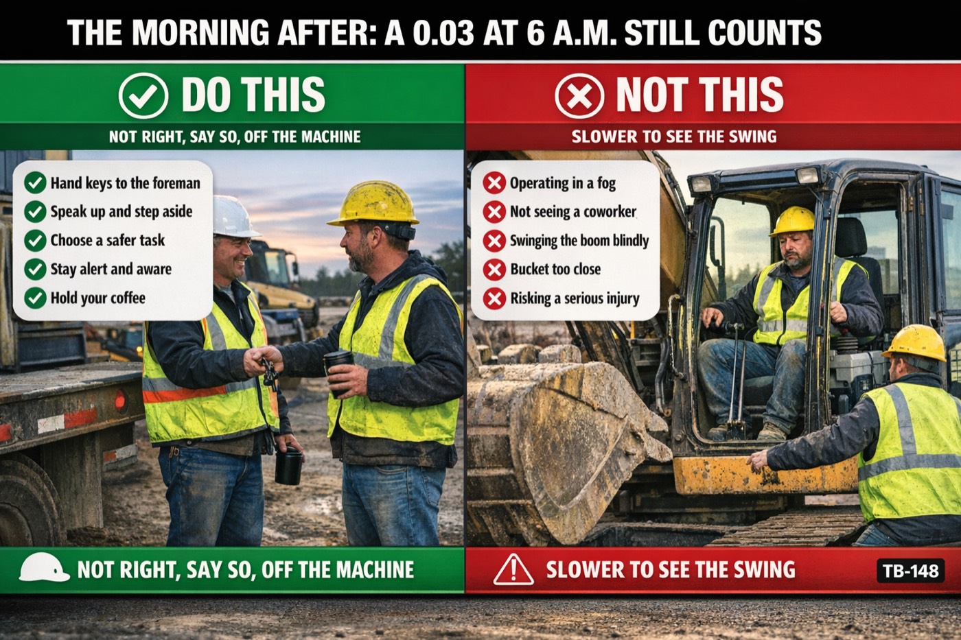 The morning after: a 0.03 at 6 a.m. still counts: the placard for this talk