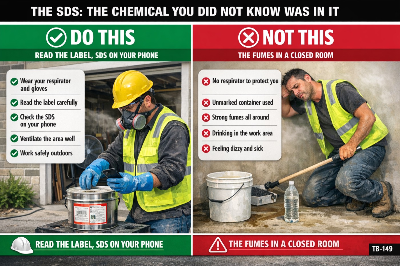 The SDS: the chemical you did not know was in it: the placard for this talk