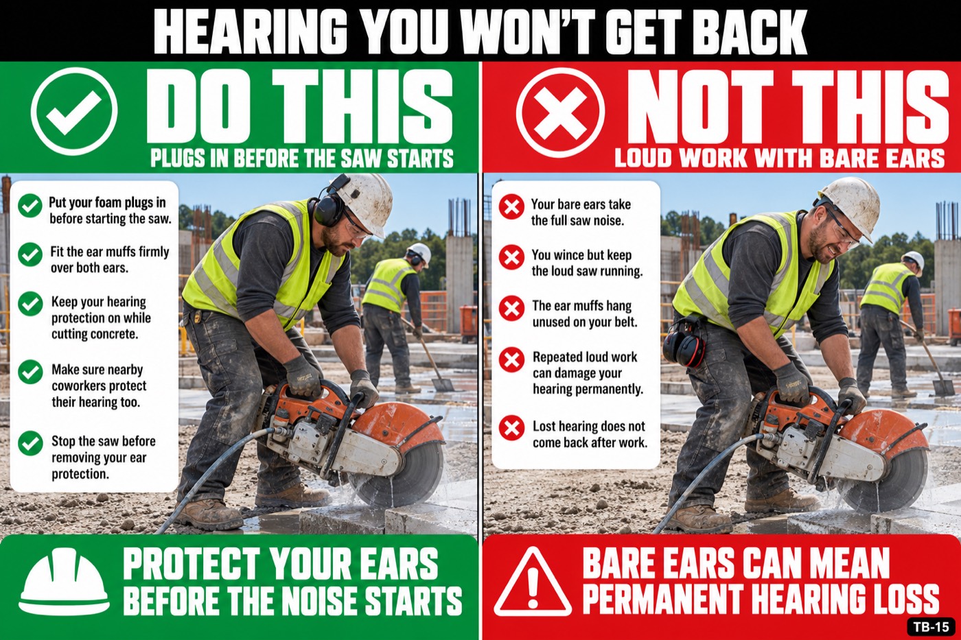 Hearing you won't get back: the placard for this talk