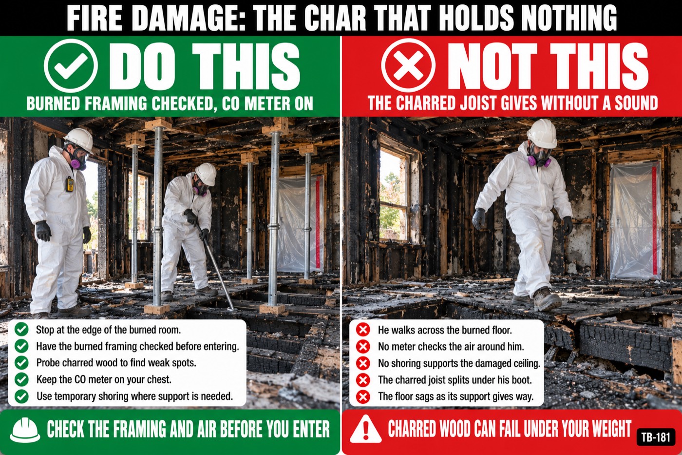 Fire damage: the char that holds nothing: the placard for this talk