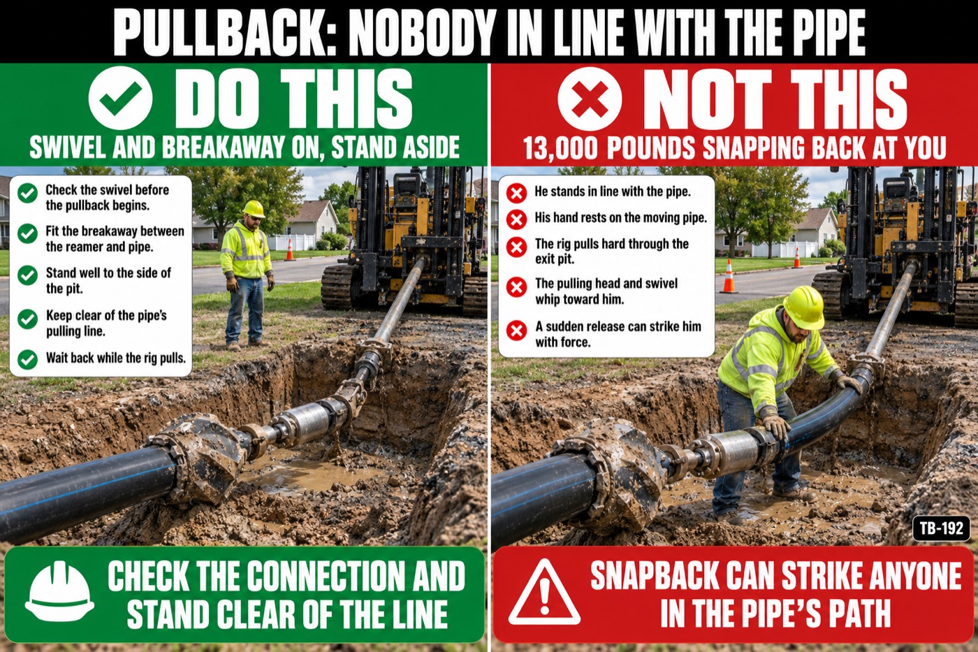 Pullback: nobody in line with the pipe: the placard for this talk