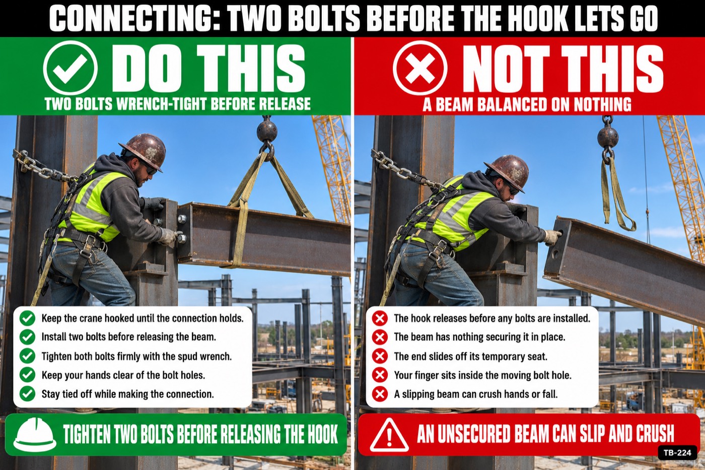 Connecting: two bolts before the hook lets go: the placard for this talk