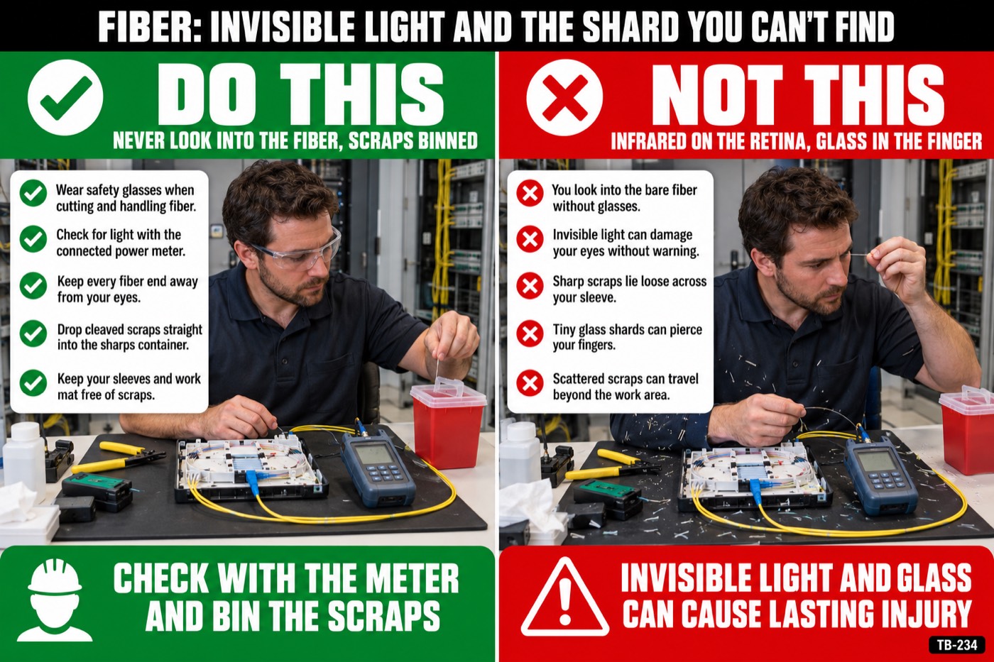 Fiber: invisible light and the shard you can't find: the placard for this talk