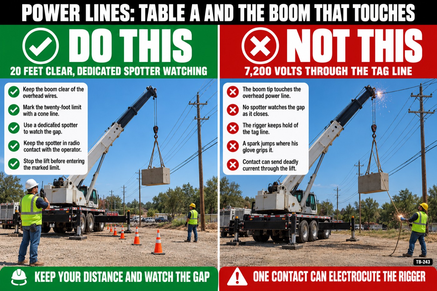 Power lines: Table A and the boom that touches: the placard for this talk