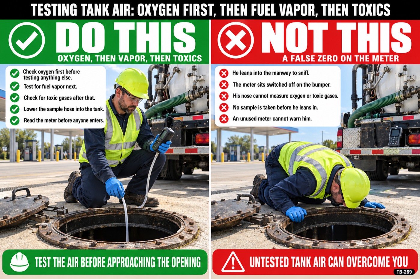 Testing tank air: oxygen first, then fuel vapor, then toxics: the placard for this talk