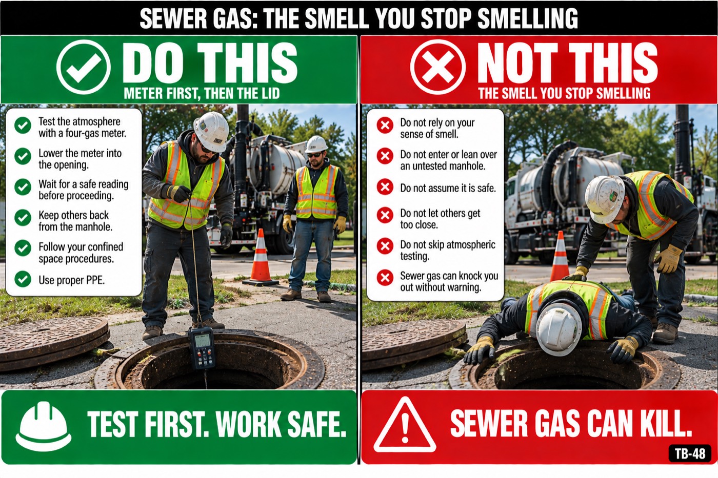 Sewer gas: the smell you stop smelling: the placard for this talk