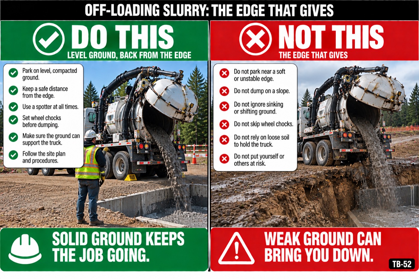 Off-loading slurry: the edge that gives: the placard for this talk