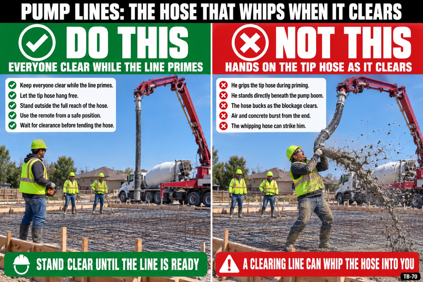 Pump lines: the hose that whips when it clears: the placard for this talk