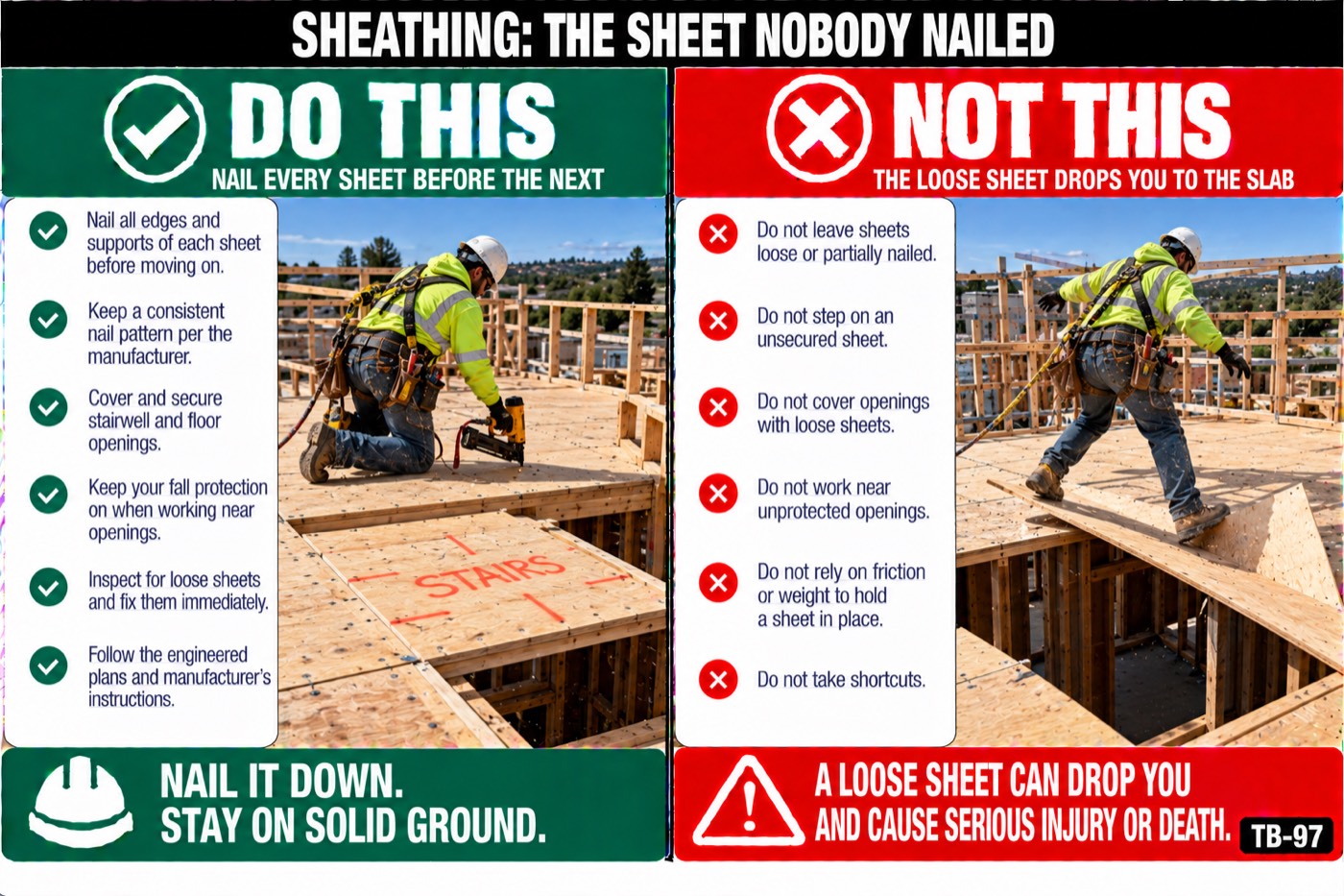 Sheathing: the sheet nobody nailed: the placard for this talk